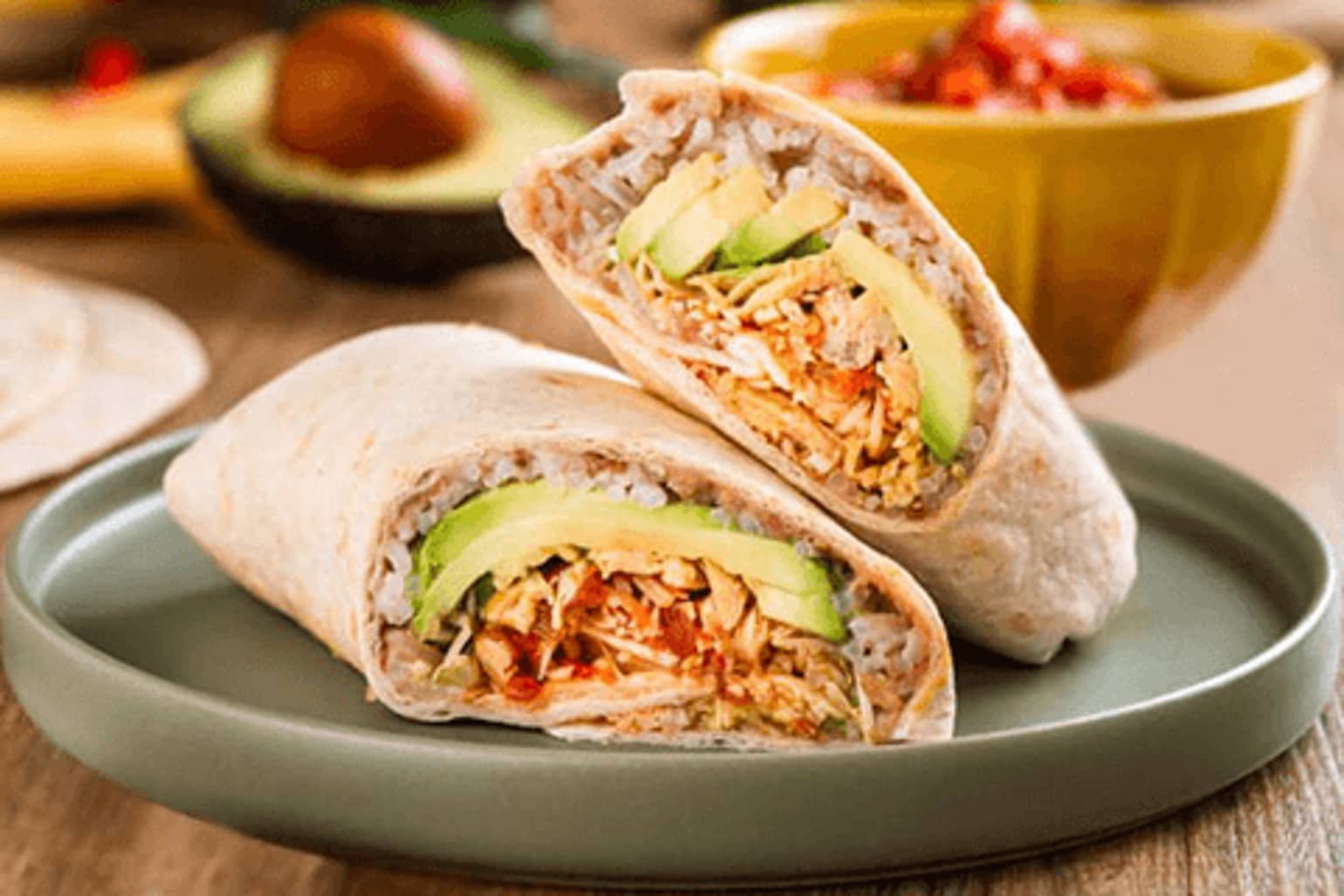 Easy Chicken Burrito